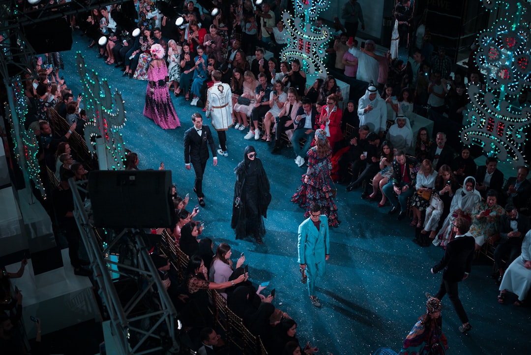 Models at Dubai Fashion Week